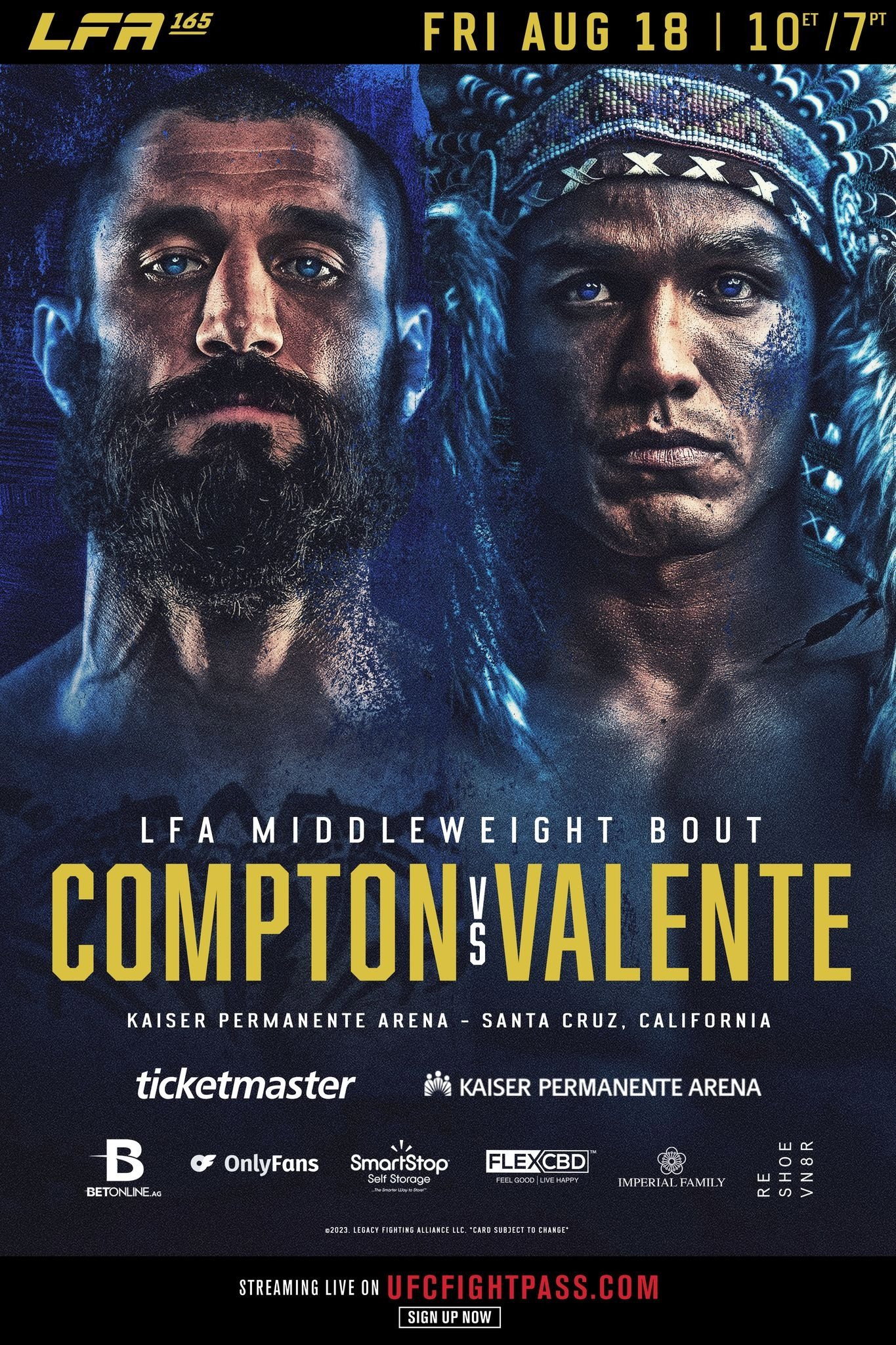 LFA 165: Compton vs. Valente cover