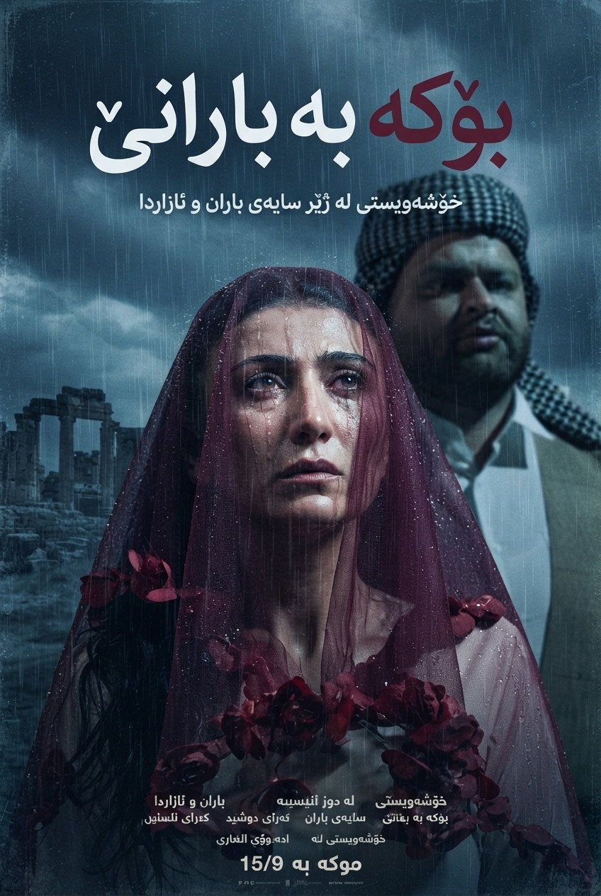 بوکە بە بارانێ cover
